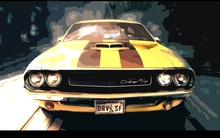 vintage cars cartoonish san francisco vehicles classic cars driver edited challenge rt 4096x3072 Wallpaper